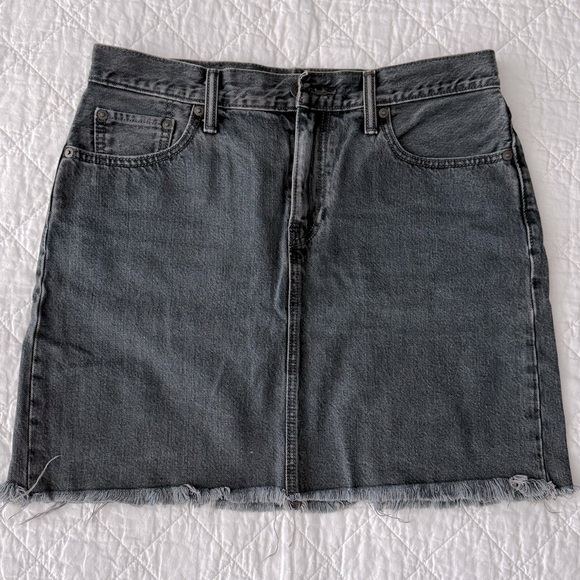 Levi's Dresses & Skirts - Levi’s Gray Denim Mini Pencil Skirt